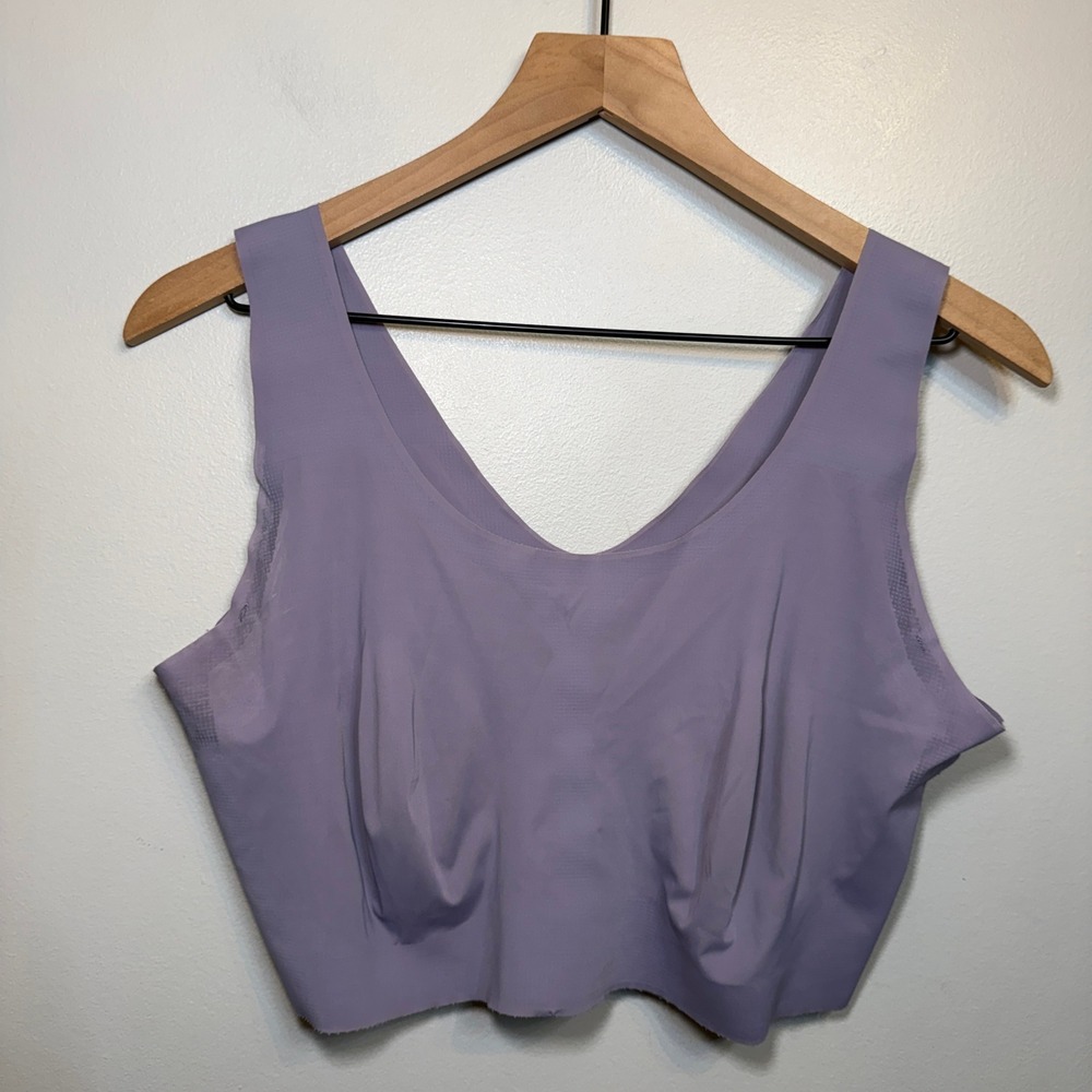 Bali Comfort Revolution Easylite Seamless Wireless Bra Lavender Women's 2XL